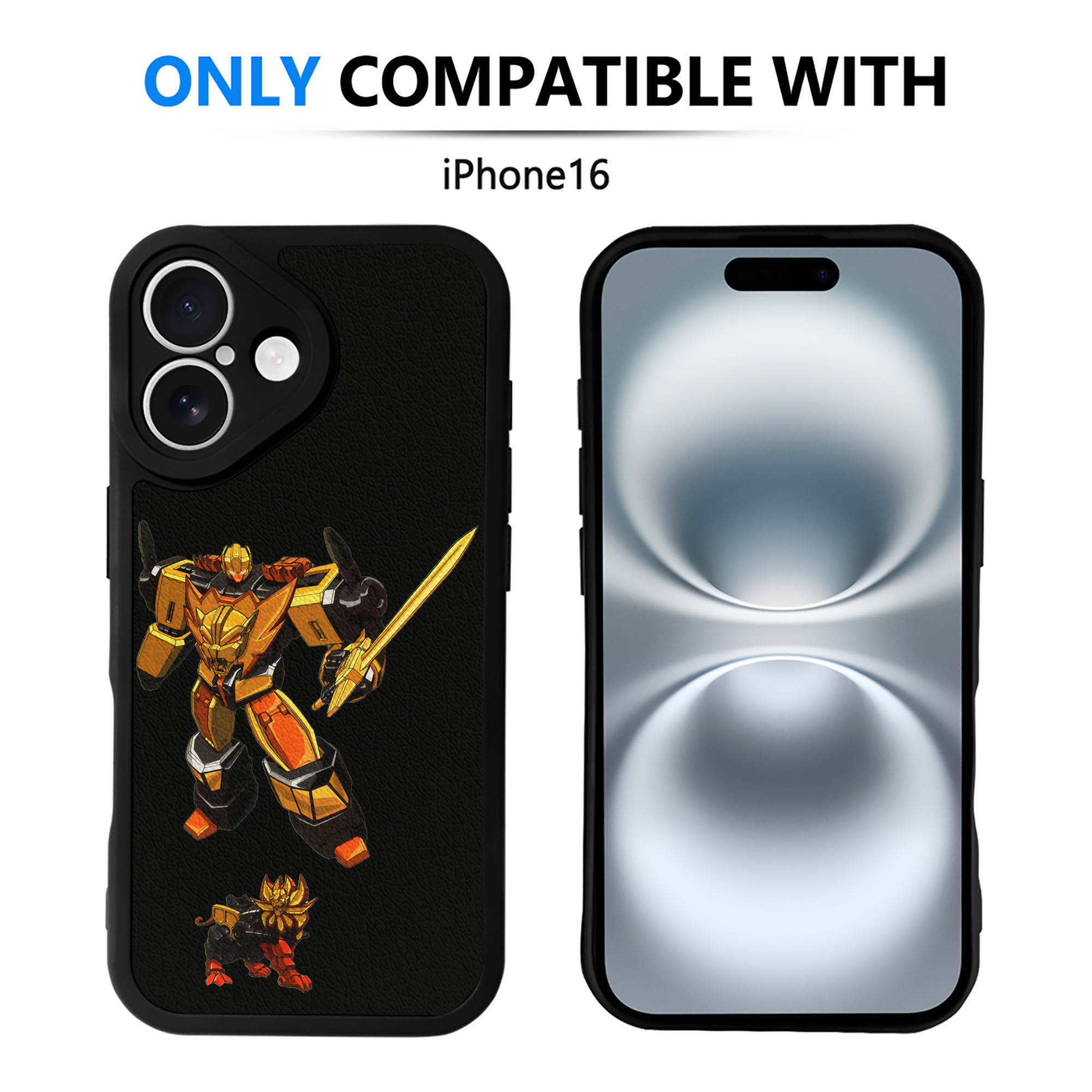 （画像用）  【iPhone 16シリーズ対応】シリコンスマホケース（レザー調） 材質：シリコン